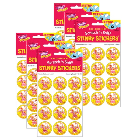 Trend Looking Good/Gumballs Scented Stickers, 144PK T83612
